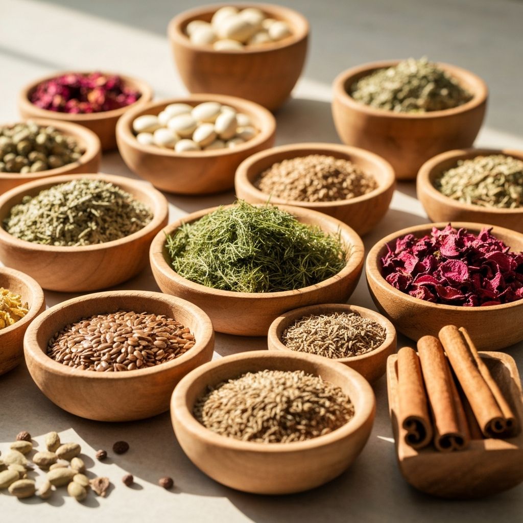 Natürliche botanische Zutaten